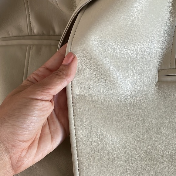 Aritzia Vegan Leather Blazer - Picture 3 of 3